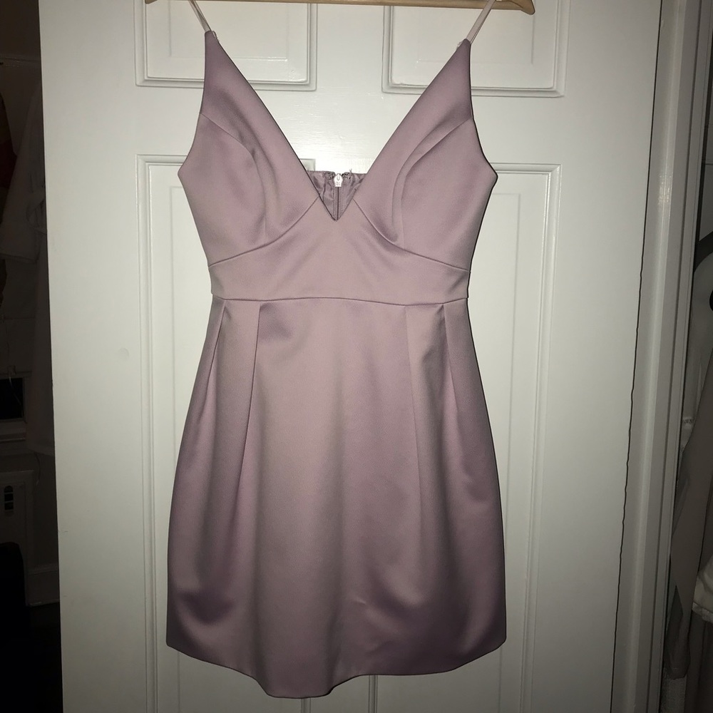 Topshop Skater Plunge Dress